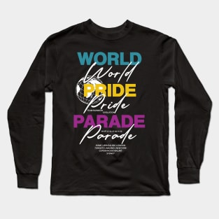 Team Rainbow LGBT World Pride 00-23 Long Sleeve T-Shirt